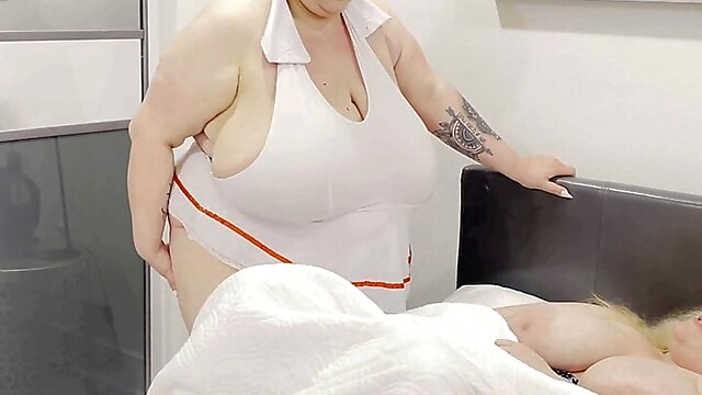 sex toy Blonde BBW busty patient seen to by huge tits Nurse Peyton Thomas bbw xnxx lesbian